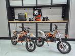 2x 50 cc cross motoren kind incl benodigdheden, Ophalen, Nitro, Zo goed als nieuw, 50 cc