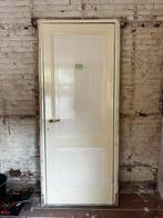 Oude paneeldeur met kozijn, Doe-het-zelf en Verbouw, Deuren en Horren, Ophalen, Gebruikt, 80 tot 100 cm, Binnendeur