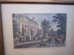 LEEUWARDEN, Kl Gravure v/h College der GED Staaten BULTHUIS, Antiek en Kunst, Kunst | Etsen en Gravures, Ophalen of Verzenden