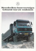 Mercedes-Benz bouwvoertuigenfolder uit 1990, Gelezen, Mercedes, Verzenden