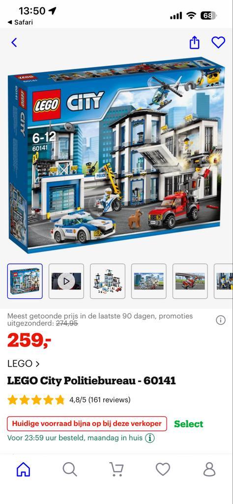 Lego City Politiebureau 60246 - Compleet & ZGAN!, Kinderen en Baby's, Speelgoed | Duplo en Lego, Zo goed als nieuw, Lego, Complete set
