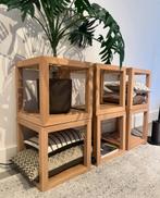 bijzettafels, Huis en Inrichting, Tafels | Bijzettafels, Ophalen, Minder dan 45 cm, Minder dan 55 cm, Vierkant