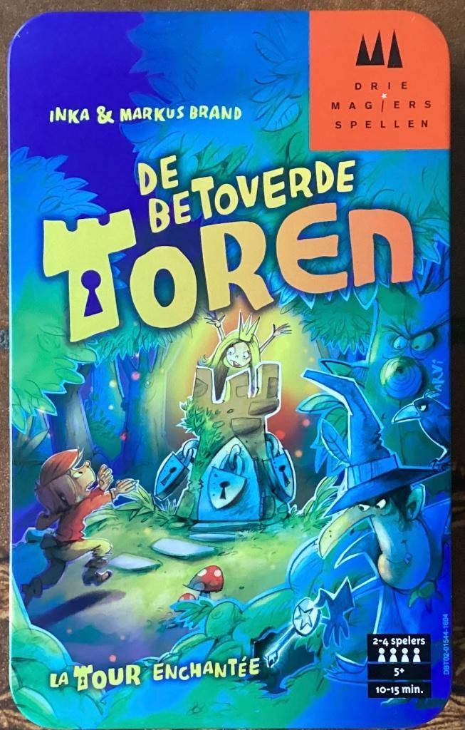 De Betoverde Toren in blik vanaf 5 jaar, Hobby en Vrije tijd, Gezelschapsspellen | Bordspellen, Zo goed als nieuw, Ophalen of Verzenden