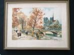 Oude prent van Parijs 1950 nr. 11 van 500, Charles Blondin, Ophalen of Verzenden, Voor 1940, Gebruikt