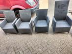 5 tuinstoelen, Tuin en Terras, Tuinstoelen, Ophalen, Zo goed als nieuw