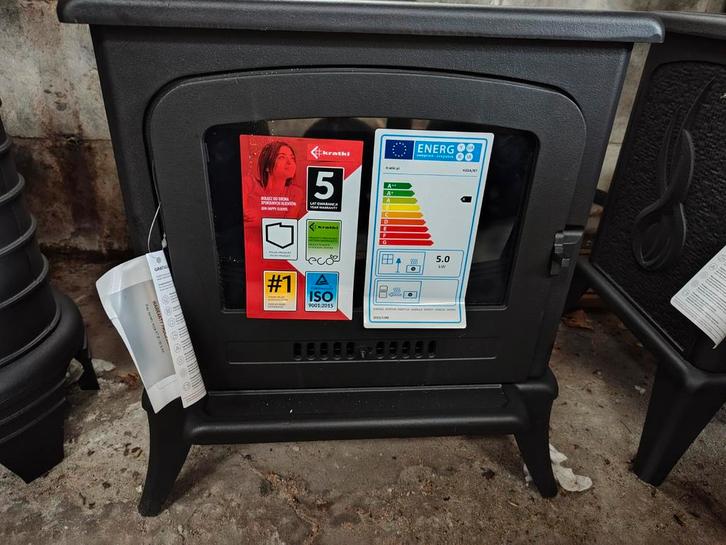 Gietijzeren houtkachel van 5 KW, Huis en Inrichting, Kachels, Nieuw, Vrijstaand, Houtkachel, Hout, Ophalen