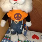Sylvester peace knuffel vintage 1998 hippie 37 cm, Ophalen of Verzenden