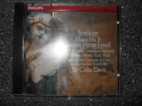 CD BRUCKNER-GROSSE MESSE., Cd's en Dvd's, Cd's | Klassiek, Zo goed als nieuw, Vocaal, Romantiek, Ophalen of Verzenden