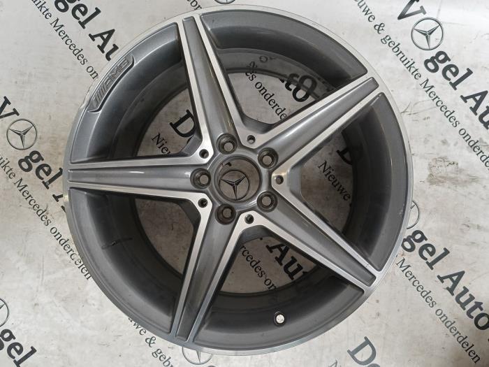 Velg van een Mercedes C-Klasse, Auto-onderdelen, Banden en Velgen, Velg(en), Personenwagen, Gebruikt, 3 maanden garantie, Ophalen of Verzenden