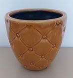 Plantenpot oker, Ophalen, Rond, Zo goed als nieuw, Minder dan 25 cm