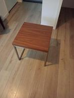 Tafeltje, Huis en Inrichting, Tafels | Bijzettafels, Minder dan 55 cm, Metaal of Aluminium, Vierkant, Nieuw