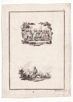 Daumont oude ets /gravure kinderen / Baron Maarten, Antiek en Kunst, Verzenden