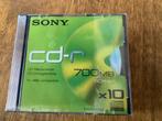 Sony CD-R SLIM CASE 10 PACK, Ophalen of Verzenden, Nieuw, Cd, Sony