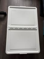 Opbergbak met deksel wit 50x77x19 cm, Doe-het-zelf en Verbouw, Kratten en Dozen, Ophalen, 75 tot 100 cm, Zo goed als nieuw, Minder dan 35 cm