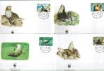 tristan da cunha set wwf fdc robben zeeleven zeezoogdieren, Ophalen of Verzenden, Postfris, Dier of Natuur