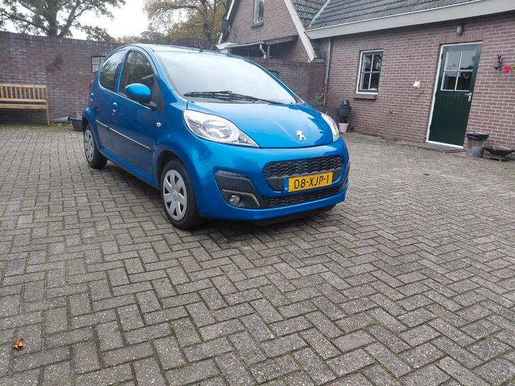 Peugeot 107 1.0 12V 5DR 2012 Blauw, Auto's, Peugeot, Particulier, ABS, Airbags, Airconditioning, Bluetooth, Centrale vergrendeling