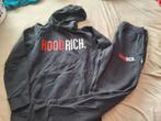 Heren set hoodrich mt xs, Kleding | Heren, Sportkleding, Maat 48/50 (M), Zwart, Hoodrich, Ophalen of Verzenden