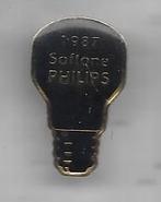 PHILIPS GLOEILAMP PIN ZWART, Verzamelen, Ophalen of Verzenden, Nieuw, Merk, Speldje of Pin