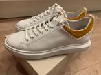 Bianco wit gele leren sneakers laag schoenen maat 39, Bianco, Wit, Nieuw, Ophalen of Verzenden
