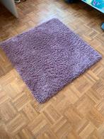 Paars Vloerkleed - Vierkant en Zacht, Ophalen, Vierkant, Zo goed als nieuw, Overige kleuren