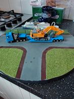 Vrachtauto met kraan, Hobby en Vrije tijd, Modelauto's | 1:50, Ophalen of Verzenden, Bus of Vrachtwagen