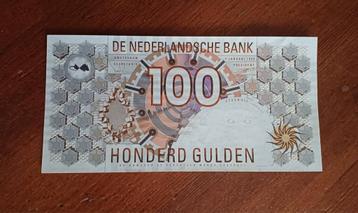 100 gulden Nederland Sneeuwuil 1992 UNC beschikbaar voor biedingen