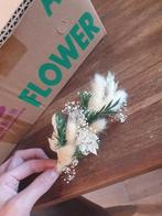 2x Haardecoratie Droogbloemen Bruiloft, Ophalen of Verzenden, Nieuw, Wit, Accessoires
