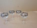 Wijnglazen met mooi dessin, Huis en Inrichting, Keuken | Servies, Glas of Glazen, Ophalen of Verzenden, Overige stijlen, Glas