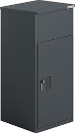 Brievenbus-XXL -Metaal - Antraciet - 37*37*81 cm, Tuin en Terras, Ophalen, Nieuw, Staal, Inbouw