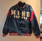 BERSHKA baseball jas mt. S donkerblauw glans, Kleding | Dames, Jassen | Zomer, Blauw, Maat 36 (S), Gedragen, Bershka