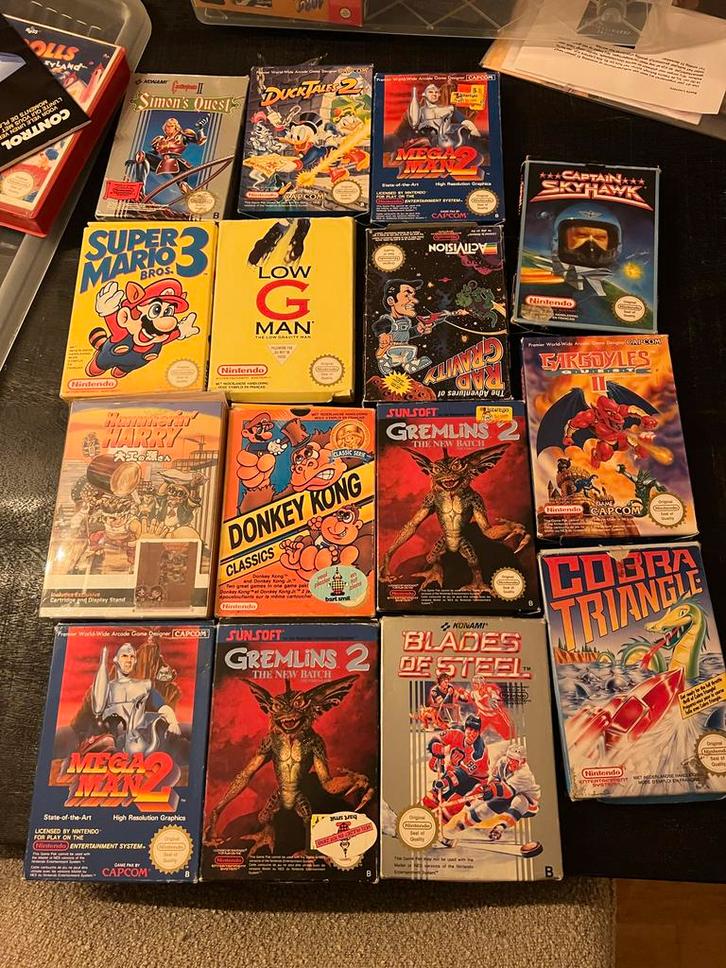 Nintendo NES spellen CIB- Klassiekers!, Spelcomputers en Games, Games | Overige, Gebruikt, Avontuur en Actie, 1 speler, Vanaf 7 jaar