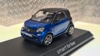 Norev 351420 Smart Fortwo 2015 Blauw/zwart, Nieuw, Ophalen of Verzenden, Norev