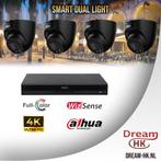 8MP Dahua WizSense Smart Dual Light Full Color 4CH IP PoE, Nieuw, Buitencamera, Ophalen of Verzenden