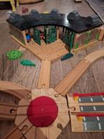 Mega complete houten Trein Set - met Thomas de Trein Remise!, Kinderen en Baby's, Speelgoed | Houten speelgoed, Ophalen of Verzenden