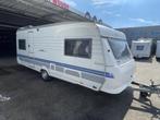 Hobby Exclusive 560 UFF Fransbed Rondzit, Caravans en Kamperen, Caravans, Schokbreker, Rondzit, Hobby, Bedrijf
