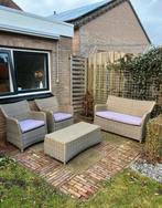 Wicker tuinsetje, Tuin en Terras, Ophalen, 4 zitplaatsen, Zo goed als nieuw, Wicker
