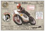 Brach 1:12 Ossa 250cc racer - S.Herrero, Nieuw, Overige merken, Overige typen, Ophalen of Verzenden