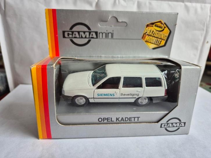 Opel Kadett E Caravan Siemens Beveiliging Gama met O.V.P, Hobby en Vrije tijd, Modelauto's | 1:43, Nieuw, Auto, Gama, Ophalen of Verzenden