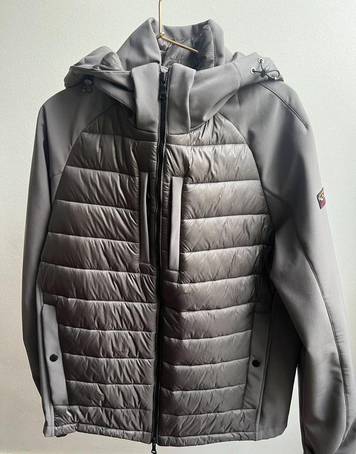 Als Nieuw Paul & Shark RE Shark Shell Hybrid Jacket, Kleding | Heren, Jassen | Zomer, Zo goed als nieuw, Grijs, Ophalen of Verzenden