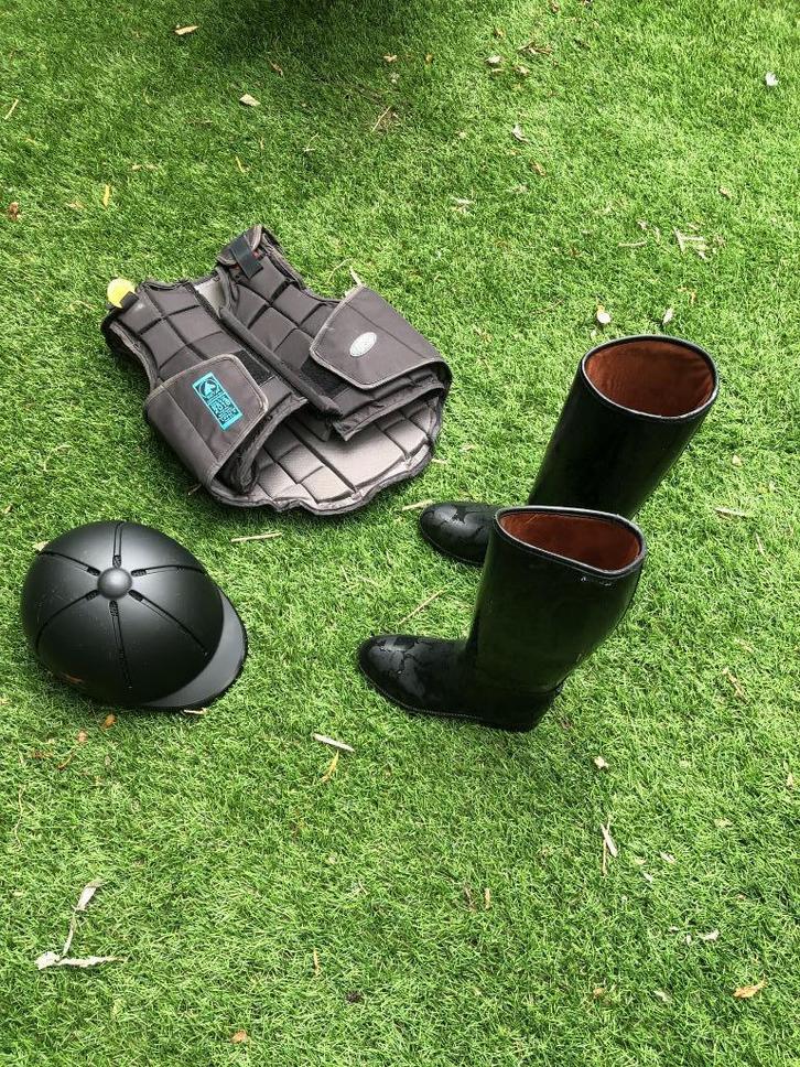 bodyprotector laarzen cap, Dieren en Toebehoren, Paardrijkleding, Gebruikt, Kinderen, Overige typen, Recreatie, Ophalen