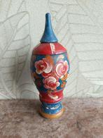 Vintage Houten Hindeloopen ornament, Ophalen of Verzenden