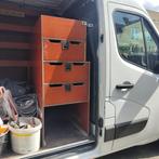 Bedrijfswagen inrichting van multiplex., Ophalen, Zo goed als nieuw