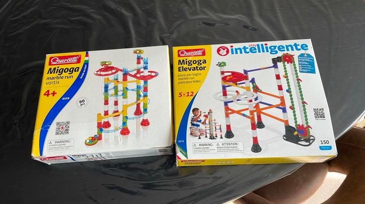 Quercetti knikkerbaan Vortis (90delig), Elevator (150delig), Kinderen en Baby's, Speelgoed | Educatief en Creatief, Zo goed als nieuw