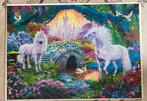 500 XL puzzel Eurographics -Unicorns in Fairy Land, compleet, Ophalen of Verzenden, 500 t/m 1500 stukjes, Gebruikt, Legpuzzel