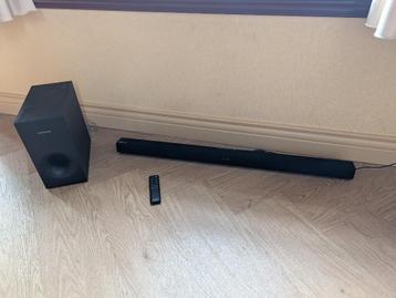 Samsung soundbar met subwoover beschikbaar voor biedingen