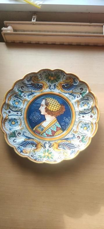 Decoratief Bord S. Volpi Deruta beschikbaar voor biedingen