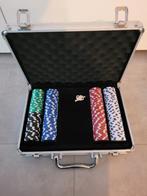 Pokersets 3stuks. Texas Hold'em. Koffer. Blik, Hobby en Vrije tijd, Gezelschapsspellen | Kaartspellen, Ophalen of Verzenden, Zo goed als nieuw