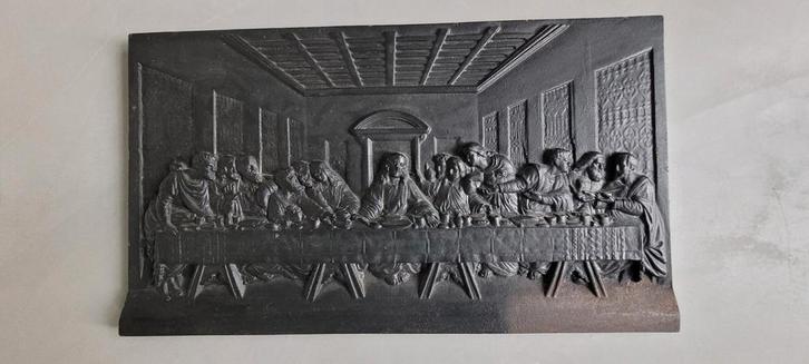 Gietijzeren Pt Laatste Avondmaal, Antiek en Kunst, Antiek | Religie, Ophalen