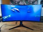 AOC 34" Curved Gaming monitor QHD 100Hz, In hoogte verstelbaar, AOC, Zo goed als nieuw, LED