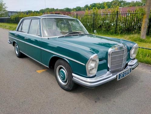 Mercedes-Benz S-Klasse 2.5 250 S 1968 Groen, Auto's, Mercedes-Benz, Bedrijf, S-Klasse, Benzine, Sedan, Handgeschakeld, Origineel Nederlands